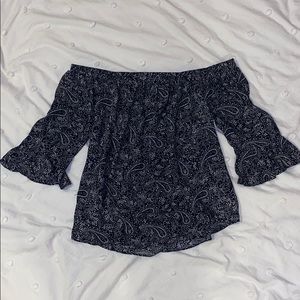 Old Navy off the shoulder shirt